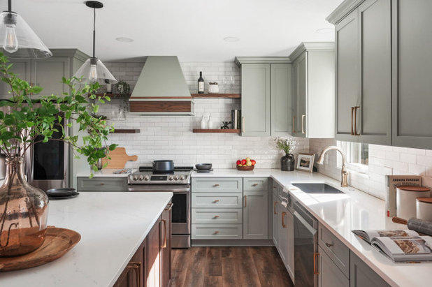 Transitional Kitchen by Dave Fox Design Build Remodelers