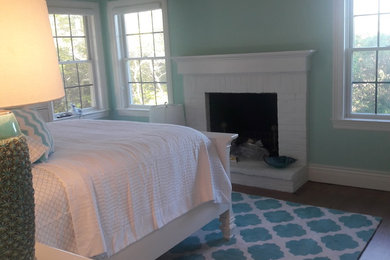 Inspiration for a coastal bedroom remodel in Boston