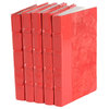 Patent Leather Books, Coral, Set of 5