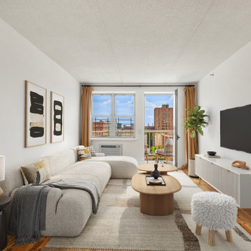 Virtual Staging Examples - CB2 + West Elm Style