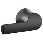 Moen - Moen Doux Tank Lever Matte Black, YB0201BL - A graceful arc and unique, soft-stream water flow, make Doux the perfect addition to any bathroom interior as it redefines modern in the language of great design. The D-shaped spout was carefully crafted to present the water in a flat, thin silky ribbon to continue the clean lines of the faucets smooth, wide form.