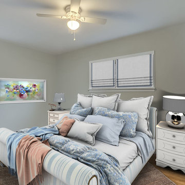 McWhorter CT Bedroom "Virtually Staged" After