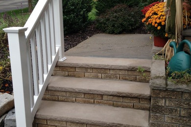 Example of an exterior home design in New York