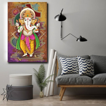 Ganesha Canvas Wall Art