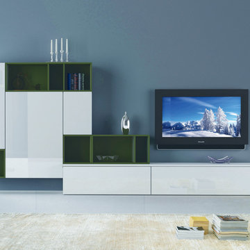 Wall Unit 3D 12 by Artigian Mobili Italy - $4,185.00