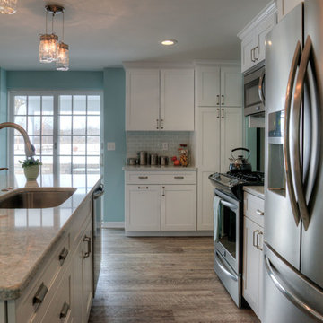 Bright Traditional Kitchen and Bathroom Remodel