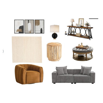 Virtual Living Room Design Concept