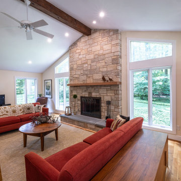 Fireplace Restoration, Family & Living Area