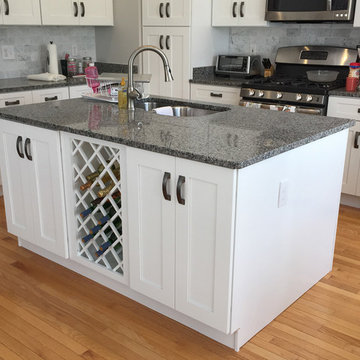 New Caledonia Granite Countertop Installation