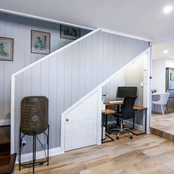 Under stairs home office