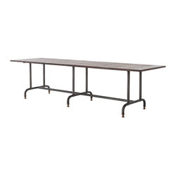 Four Hands Furniture - Theory Iron Dining Table - Dining Tables