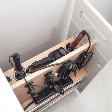 Organizer for hair tools that is readily accessible