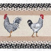 Roosters Oval Patch Runner 13"x36"
