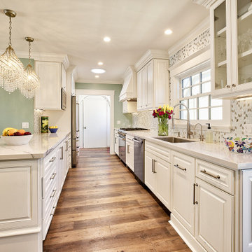 Coastal Glam: 1920's Berkeley Kitchen Remodel Sizzles