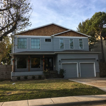 AFTER-Front Elevation Renovation Braes Heights 77025