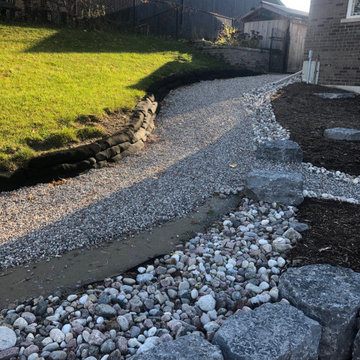 Sloped Pathway Install