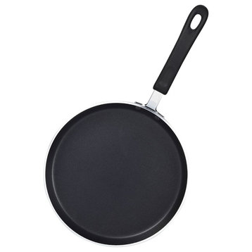 Cook N Home 02434 26cm Nonstick Heavy Gauge Crepe Pan, Griddle, 10.25", Black