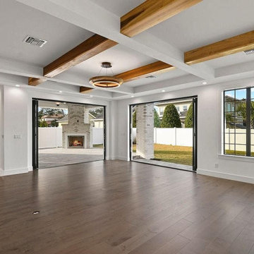 Coffered Ceiling For This Modern Home Renovation Project in Union City, CA