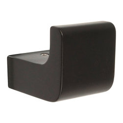 Black towel hook. Modern black hook. YASS collection - Robe & Towel Hooks