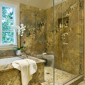 Atherton Bathroom with Asian Influences