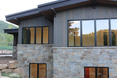 Example of an arts and crafts exterior home design in Salt Lake City