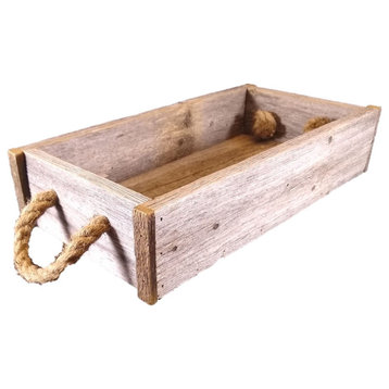Rustic Tray with Rope Handles