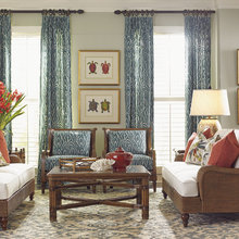 Shore living rooms rustic
