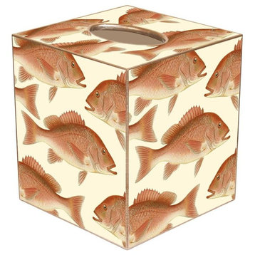 TB1520-Red Snapper Tissue Box Cover