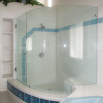 Curved Shower Glass