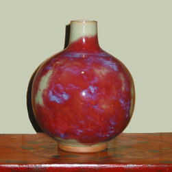 Round Porcelain Vase - Vases