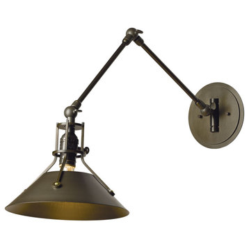 Hubbardton Forge 209320-1178 Henry Sconce in Modern Brass
