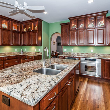 Newly Opened Up Kitchen