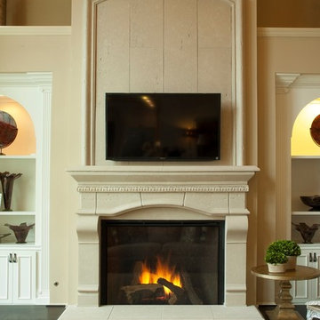 Vienna, Smooth Corbels, Egg & Dart Trim, Eyebrow Panel Treatment