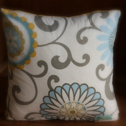 Backside of Design Your Own Keep Calm Pillow COVER {16 inch} - Decorative Pillows