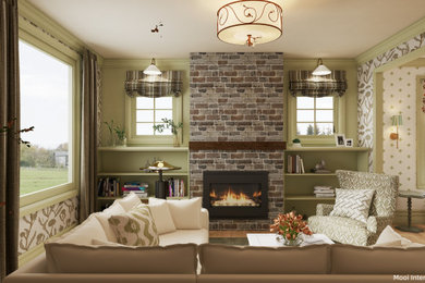 Inspiration for a living room remodel in Seattle