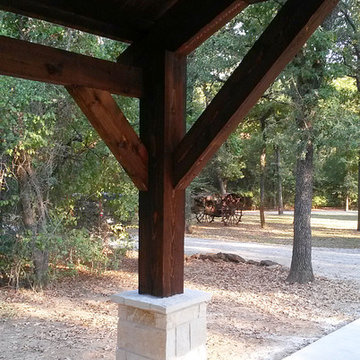 Cedar Carport In Pilot Point, Texas