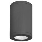 W.A.C. Lighting - W.A.C. Lighting Tube Architectural LED Flush Mount DS-CD05-N40-BK - LED Flush Mount from Tube Architectural collection in Black finish. Number of Bulbs 1. Max Wattage 27.00 . No bulbs included. Precise engineering using the latest energy efficient LED technology with a built-in reflector for superior optics, An appealing cylindrical profile perfect for accent and wall wash lighting. No UL Availability at this time.