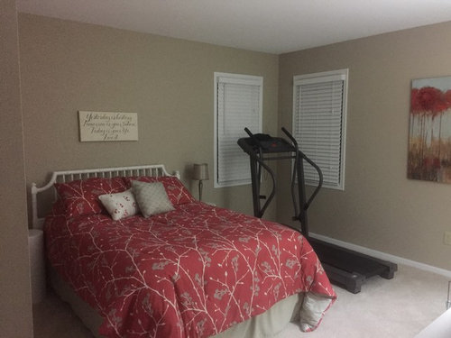 Bedroom With Treadmill