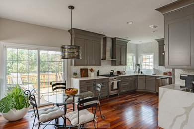 Example of a trendy kitchen design in Other