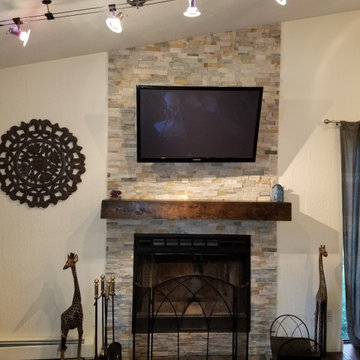 Quartz Stone Fireplace
