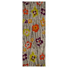 Safavieh Porcello Prl7730B Floral Rug, Light Grey/Purple, 4'1"x6'0"