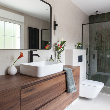 Reforma de un baño contemporáneo y elegante