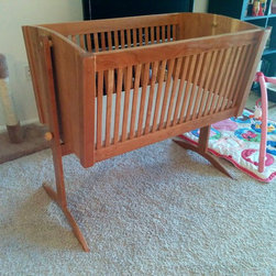 Solid Cherry Bassinet - Cradles And Bassinets