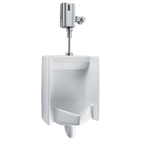 Toto Commercial Washout High Efficiency Urinal, 0.125 GPF, Cotton White