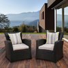Atlantic Staffordshire 2-Piece Armchair Set | Wicker | Ideal for Outdoors