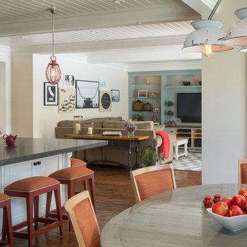 Transitional Family Room