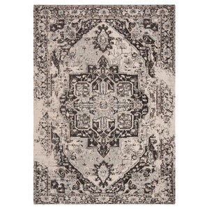5' x 8' Red Safavieh Classic Vintage Collection CLV125B Distressed Cotton Area Rug 