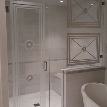 Shower inclosure that Richard May and his team produced by Stuart Geller