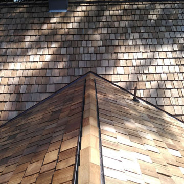 Cedar shake roof replacement