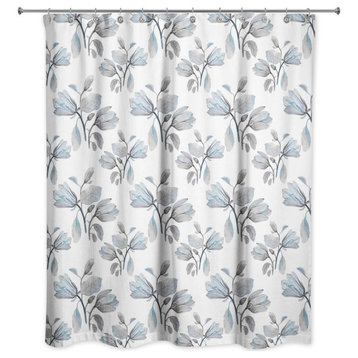 Floral Blossoms 1 71x74 Shower Curtain